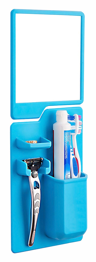 Σετ καθρέπτης και θήκη οδοντόβουρτσας από σιλικόνη TMV-0002