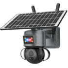 SECTEC smart ηλιακή κάμερα ST-S528M-4G-3MASR με προβολείς