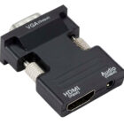 POWERTECH αντάπτορας HDMI (F) σε VGA (M) CAB-H120 με audio