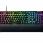 Razer BLACKWIDOW V4 - RGB Gaming Mechanical Keyboard - Underglow LED - Macro - Yellow Linear Switch